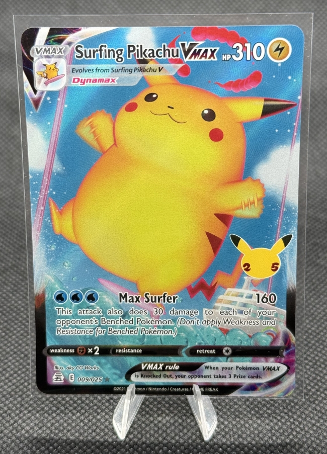 SURFING PIKACHU VMAX 009/025 - UNGRADED - EN